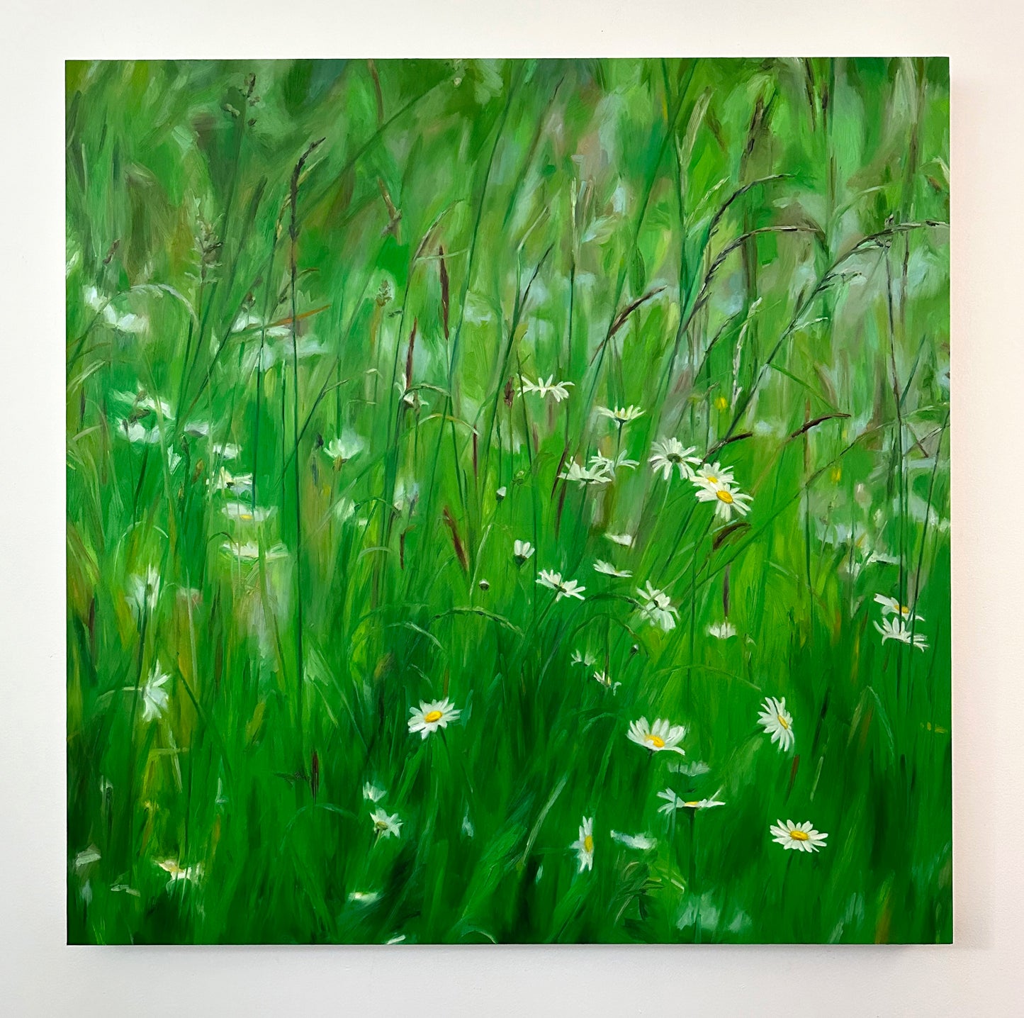 Daisies on Green