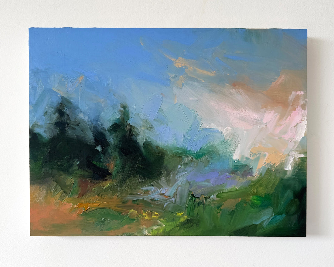 Study of Trees at Dusk