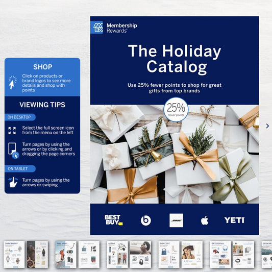 Freelance: ShopAmex Digital Catalogues