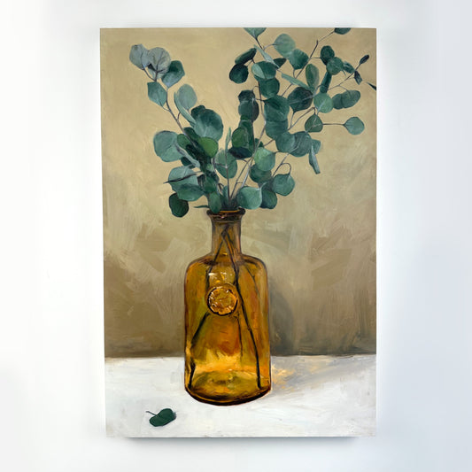 Vase with Eucalyptus